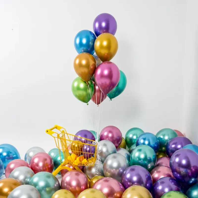 1.8G Metallic Balloons