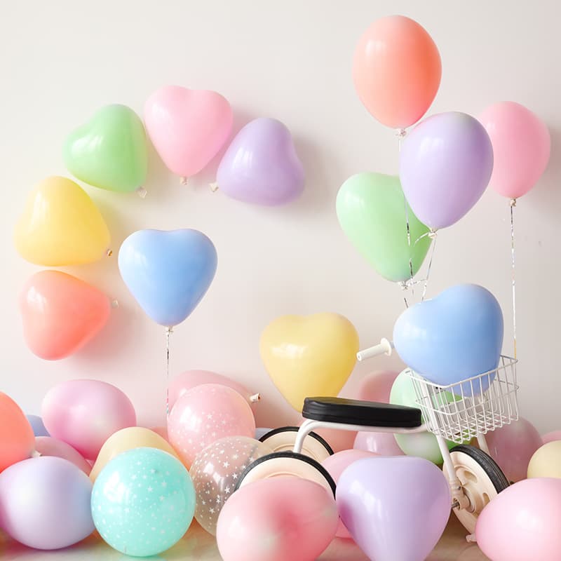 12 Inch Heart Latex Balloon