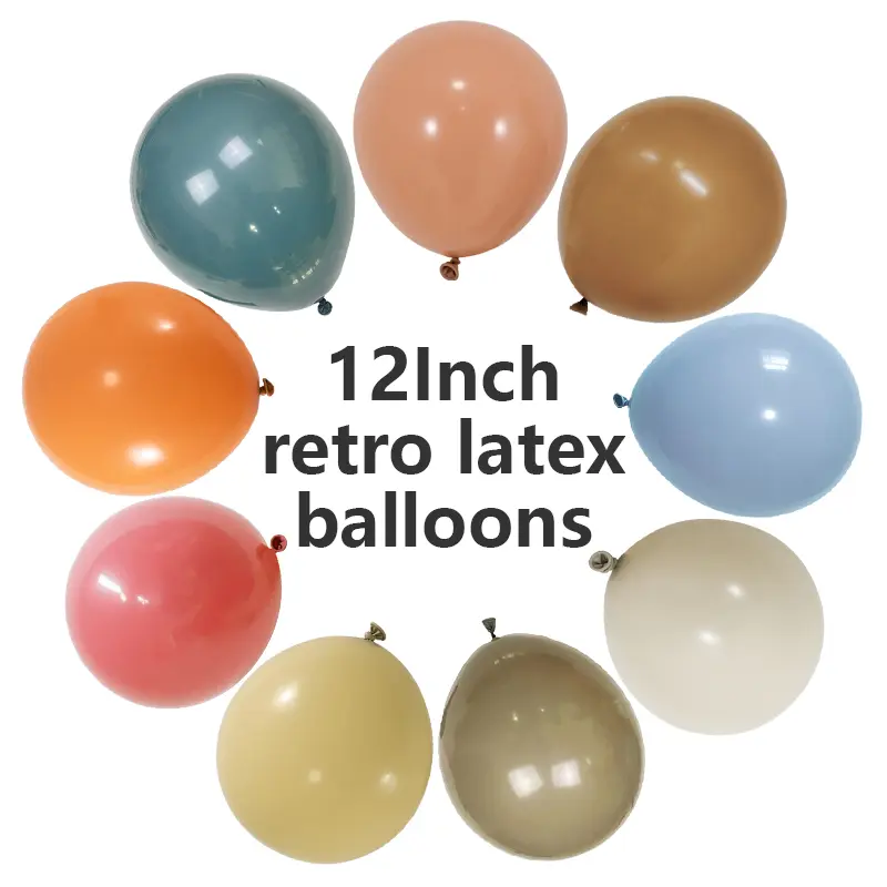 12 Inch Retro Latex Balloon