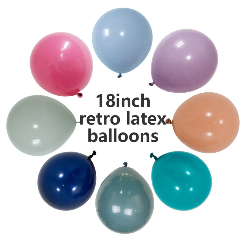 18 Inch Retro Latex Balloon