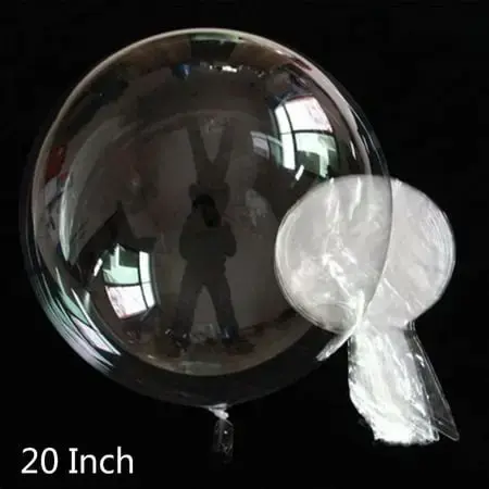 20 Inch Clear Bobo Balloon