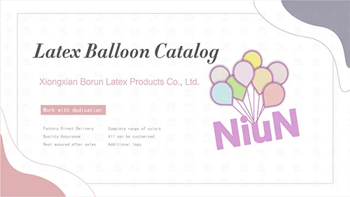 Bukas Latex Baaloon Catalog