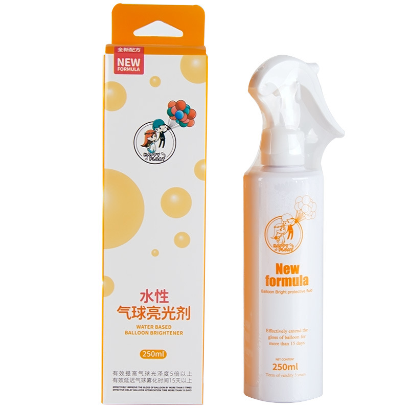 Ano ang dapat mapansin kapag gumagamit ng water based balloon shine spray?