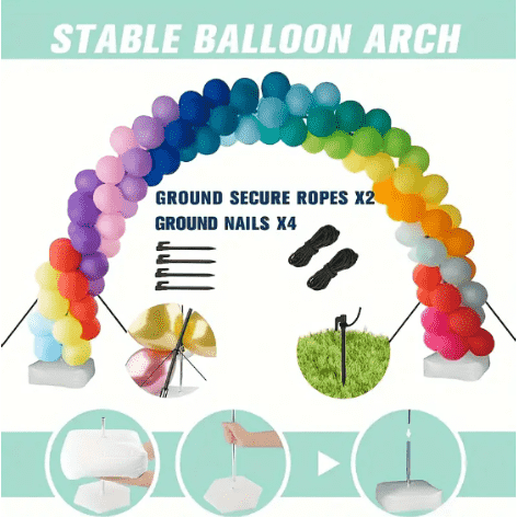 Maaari bang manatili sa labas ang balloon arch