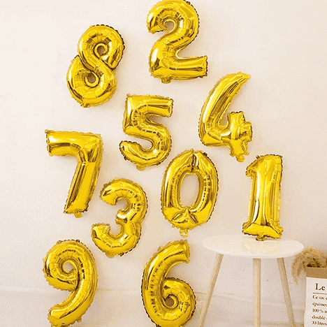 Saan ka makakakuha ng number balloons
