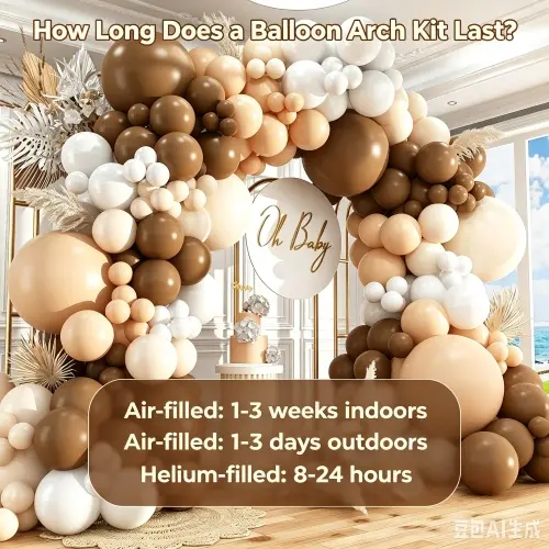 Gaano katagal ang isang Balloon Arch Kit