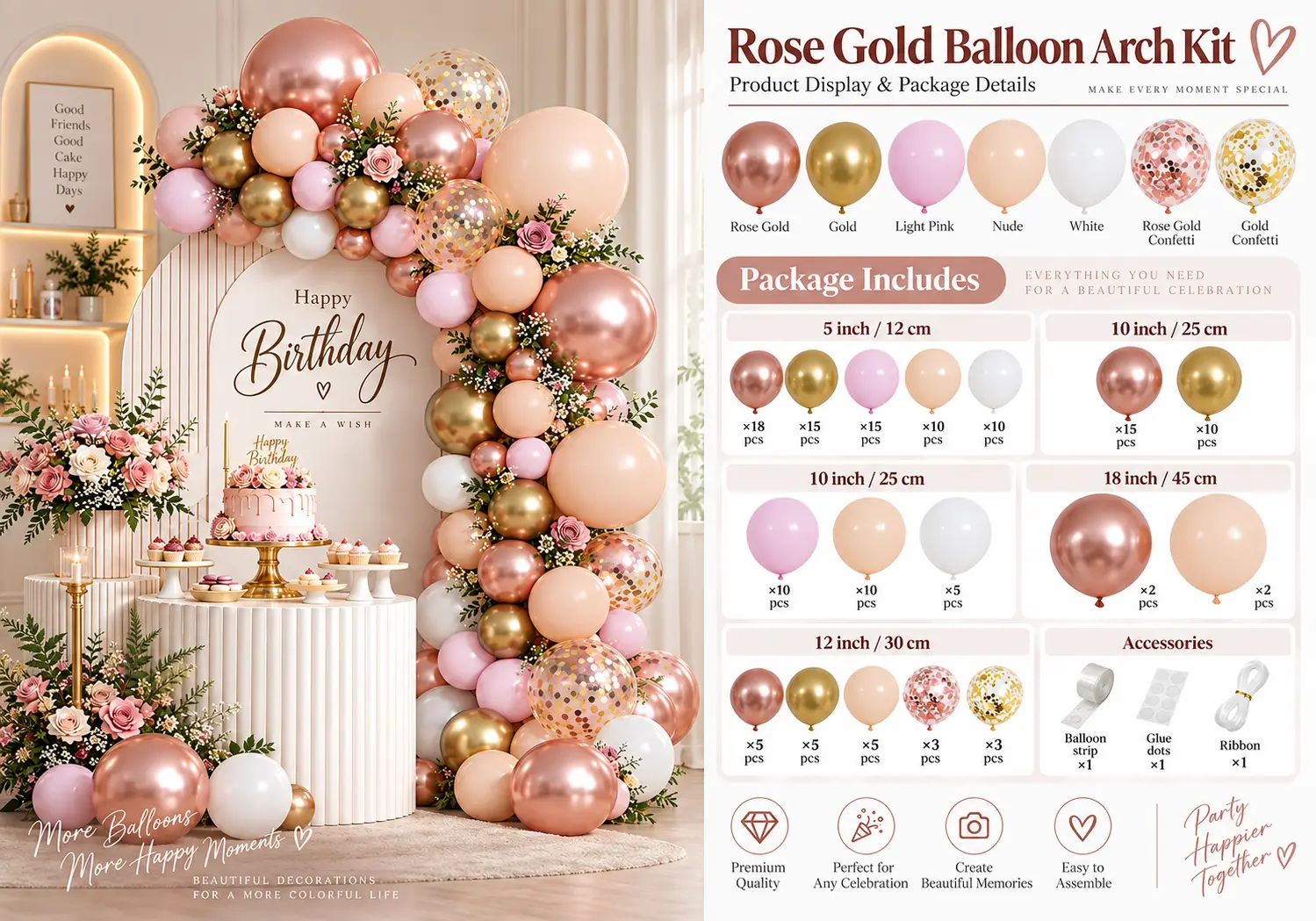 Wholesale ng Balloon Arch Kits: Ano ang Kasama sa Kumpletong Kit