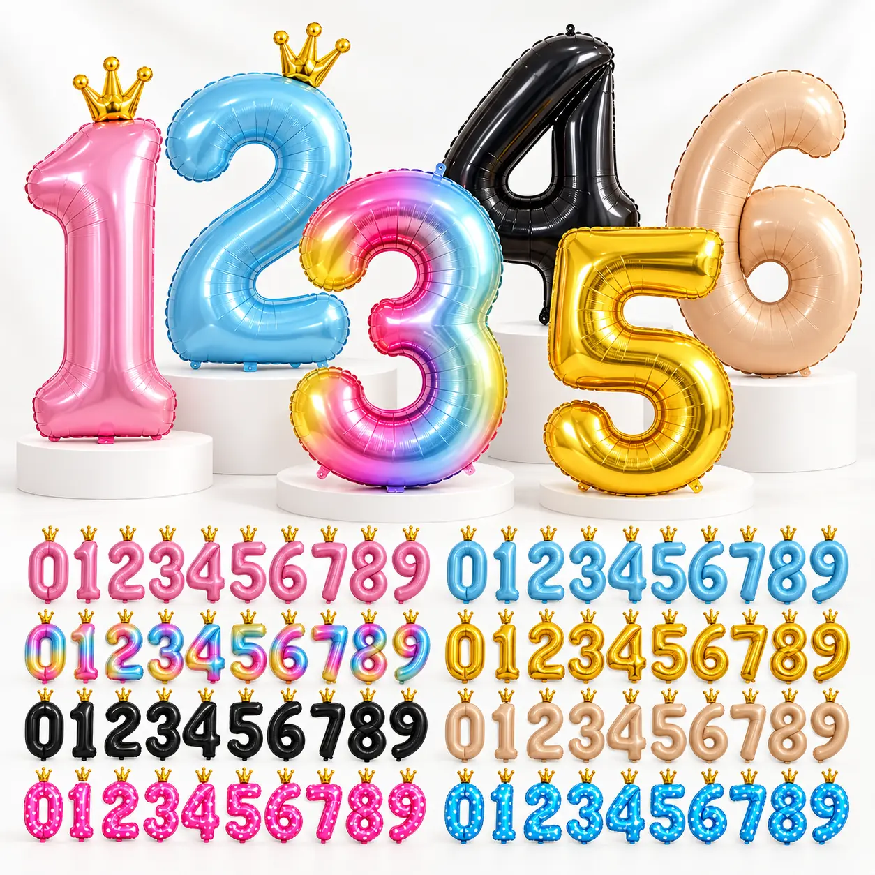 32 Inch Number Foil Balloon