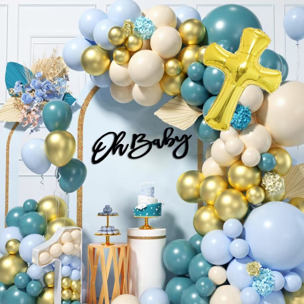 Baby shower balloon arch kit