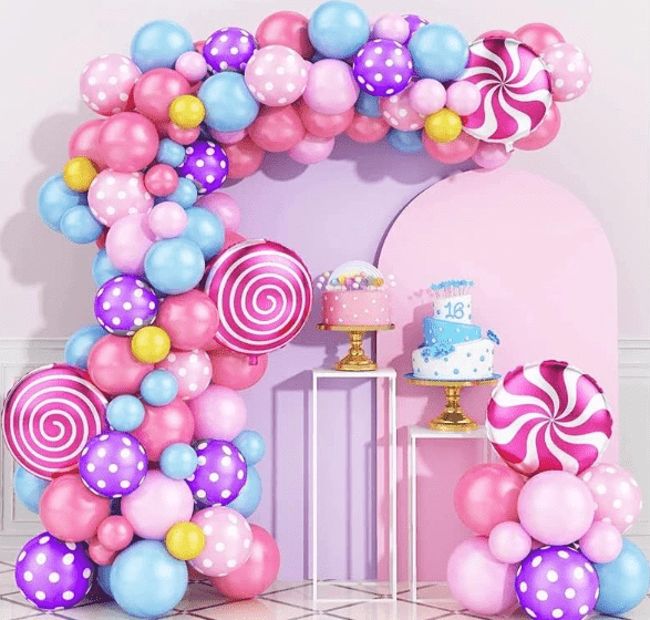 Candy balloon garland kit