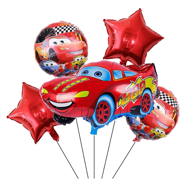 Cartoon Vehicle Foil Balloons