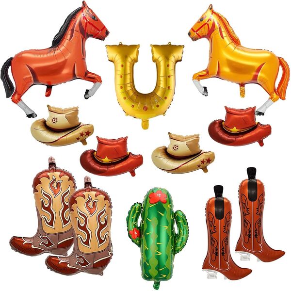 Cowboy Foil Balloons