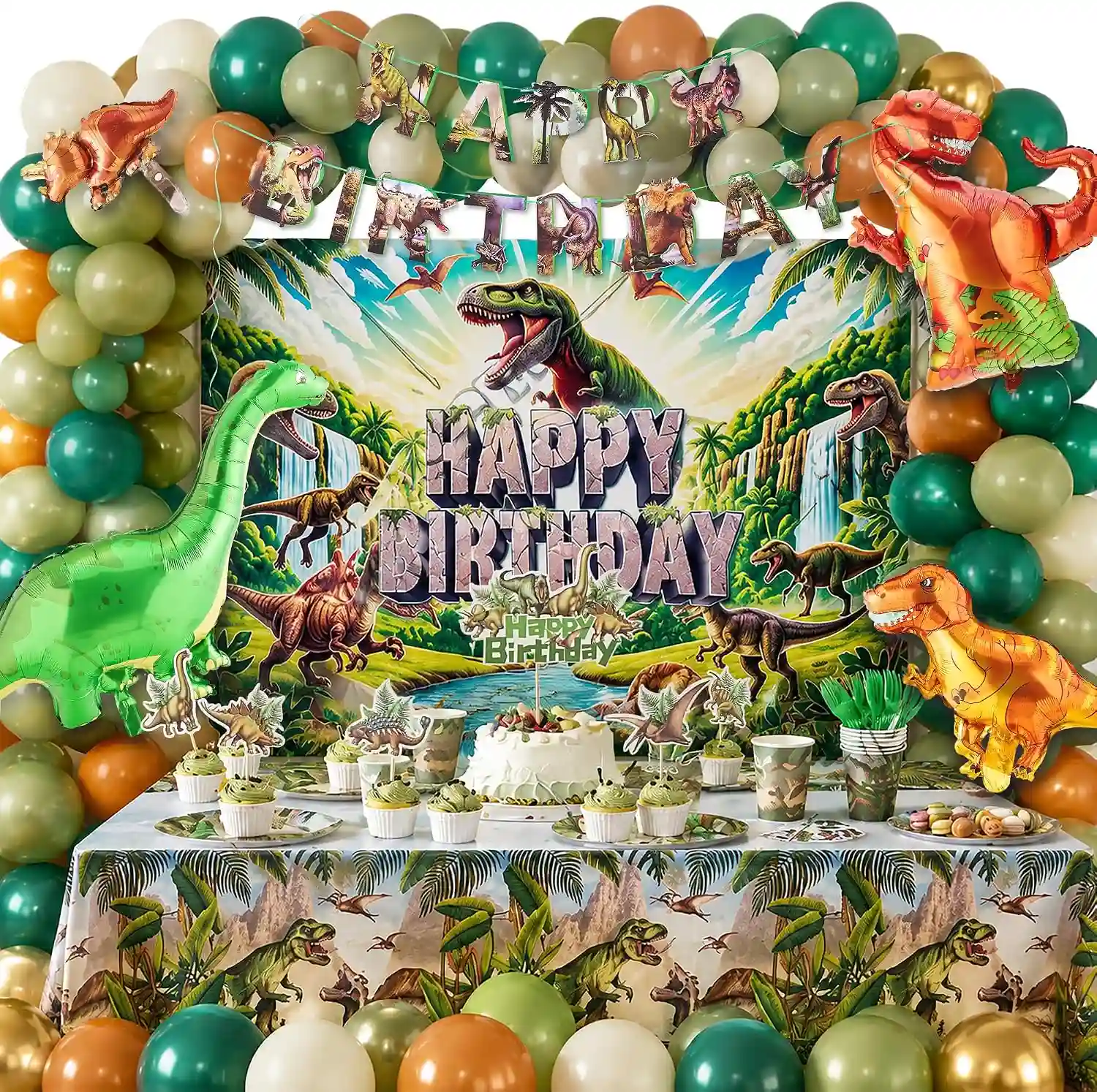 Dinosaur Birthday Balloon Dekorasyon