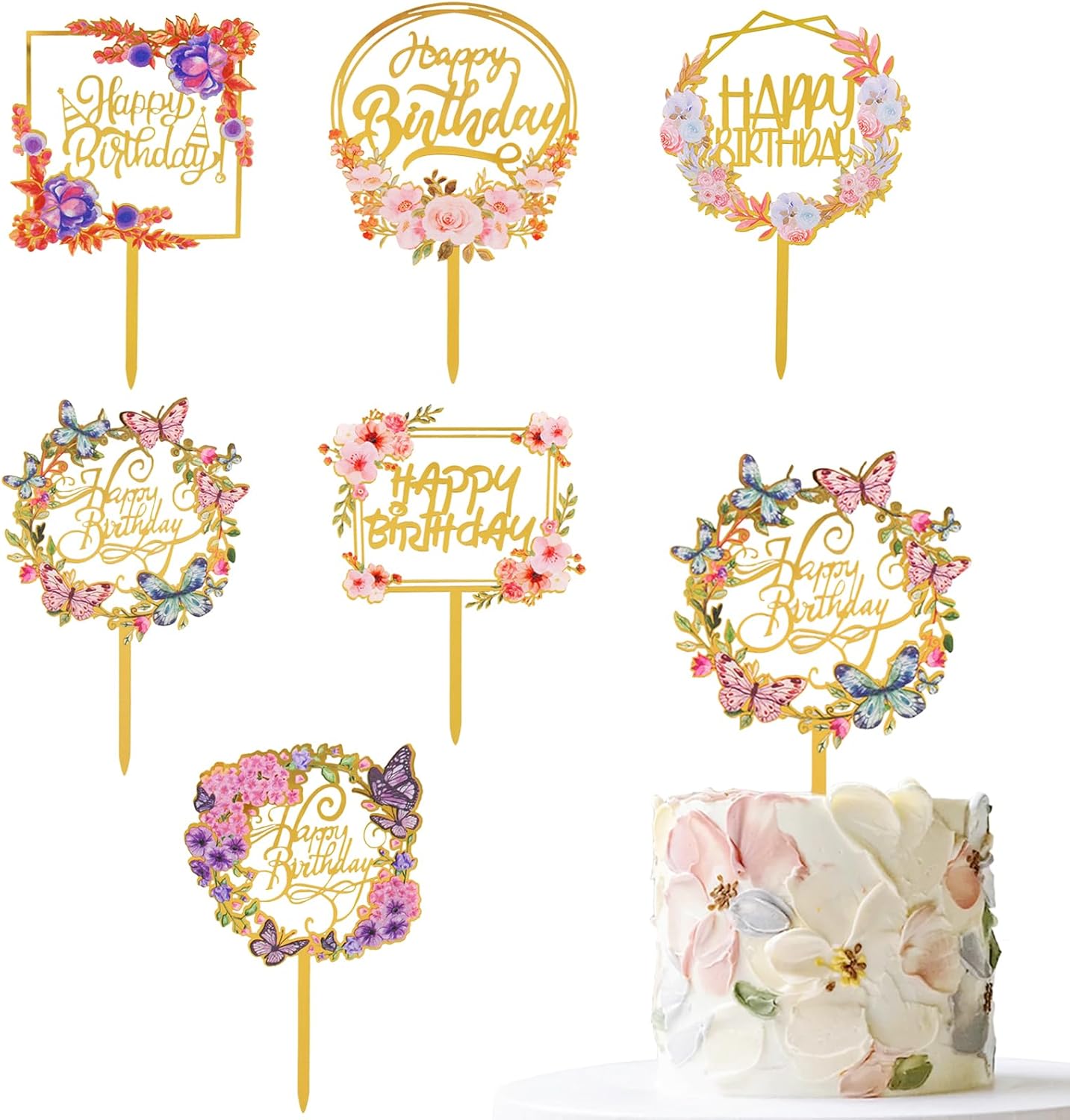 Maligayang Kaarawan cake Toppers