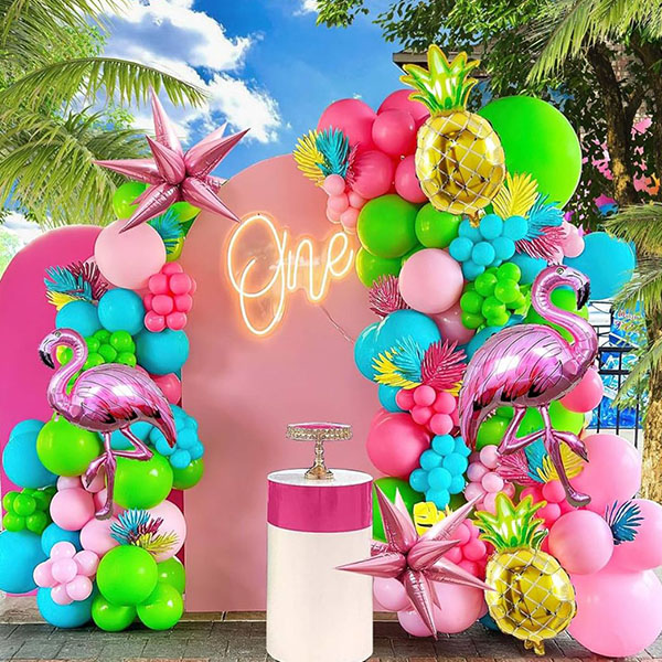 Hawaiian Tema Balloon Garland Kit