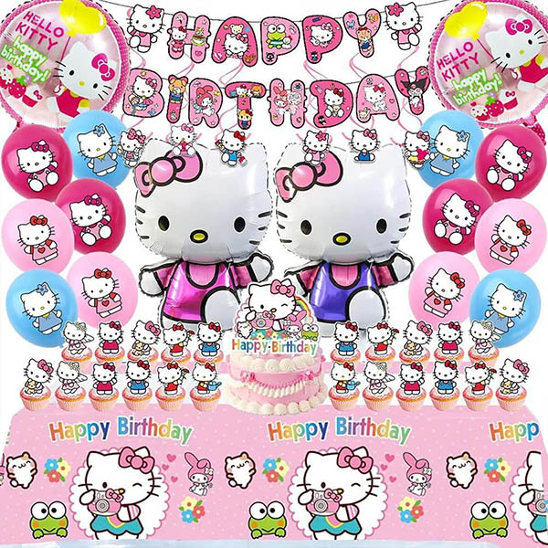 Kumusta Kitty Themed Foil Balloon