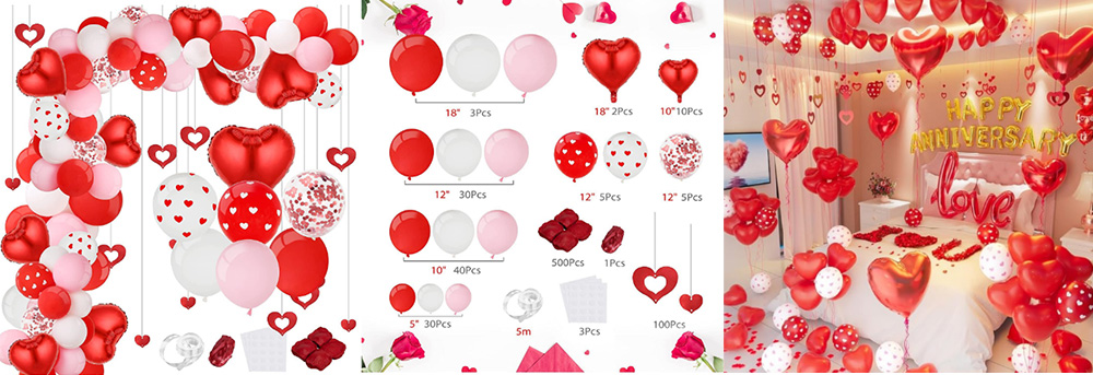 Valentines Day Balloon Arch Kit