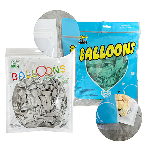 Borun Metallic latex balloons prepared for wholesale bulk packaging and private-label packaging