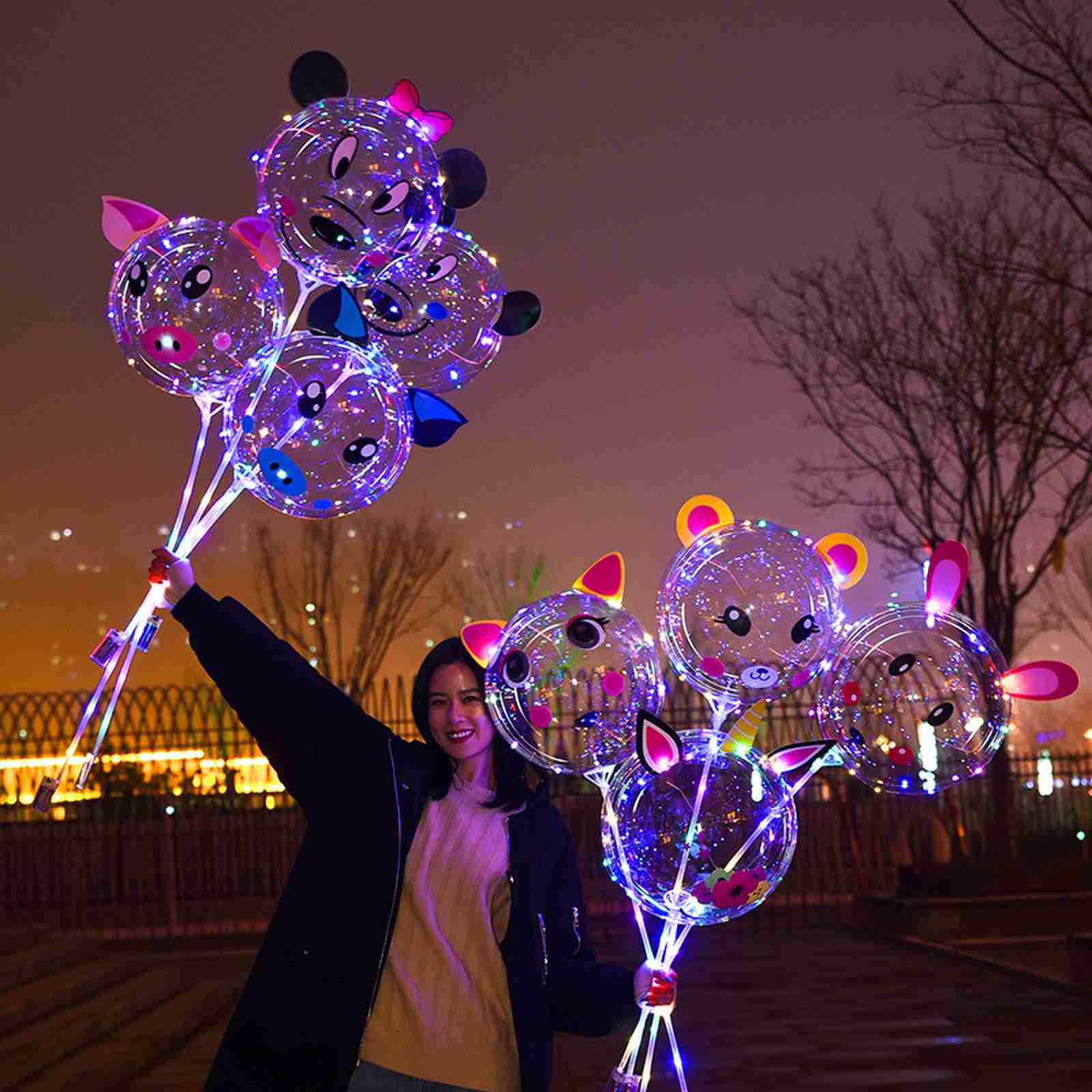 LED hawakan ang Bobo Balloon
