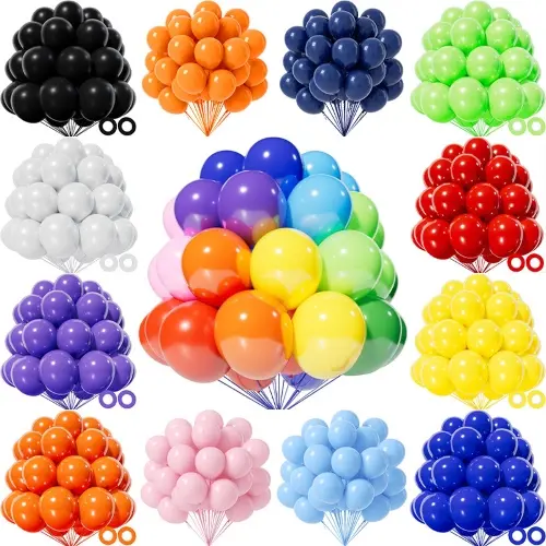 Matte Birthday Balloons