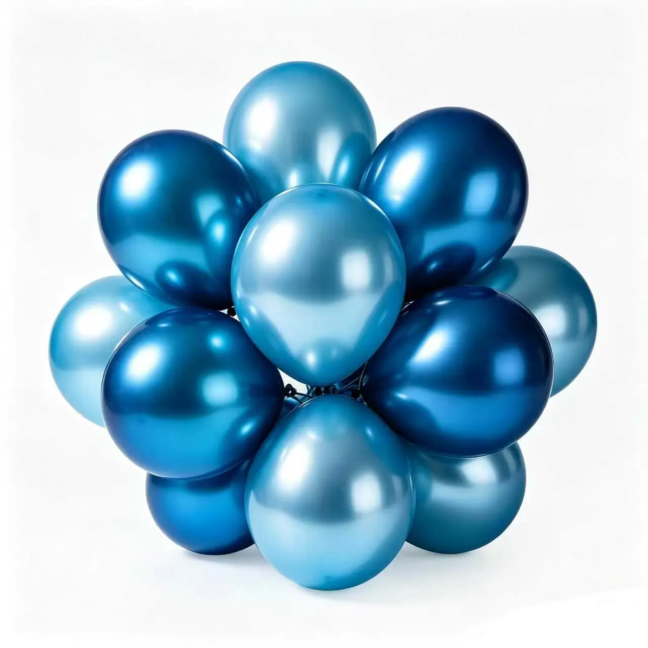 Metallic Blue Balloon