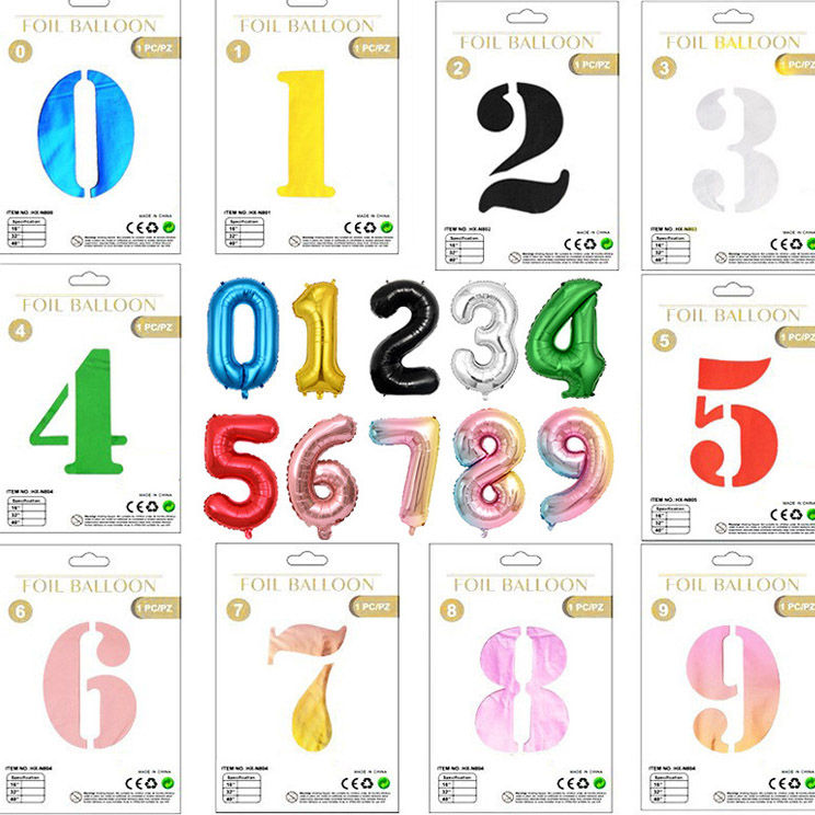 Paper Card Packaging Foil Balloon