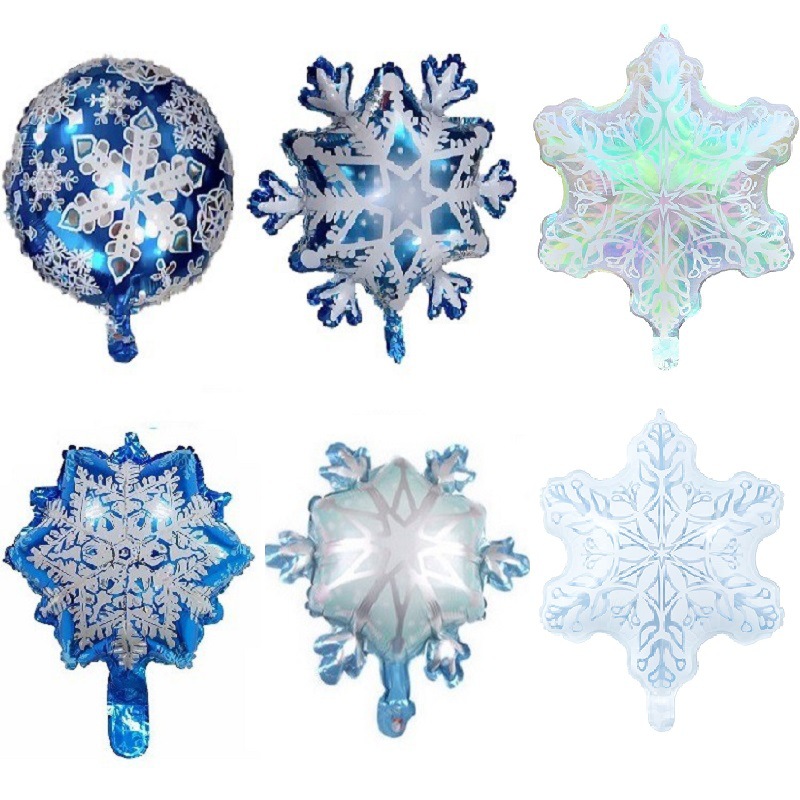 Snowflake foil balloon
