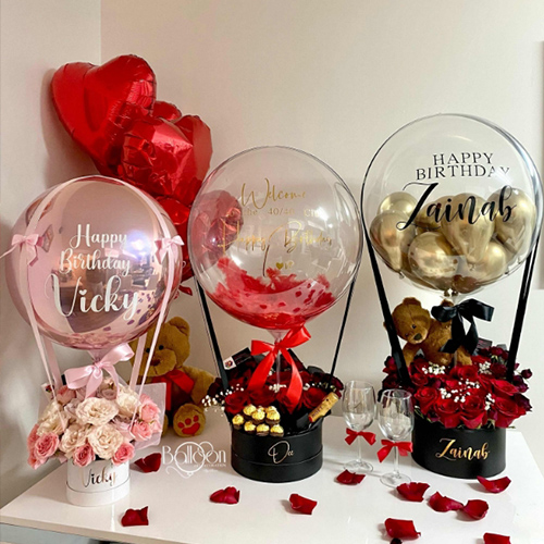 Bobo balloon sa Araw ng mga Puso